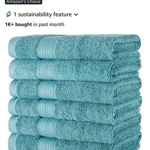 Luxury Teal Hand Towel Set